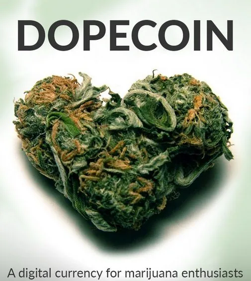 DopeCoin, a digital currency for marijuana enthusiasts, in the press in 2014